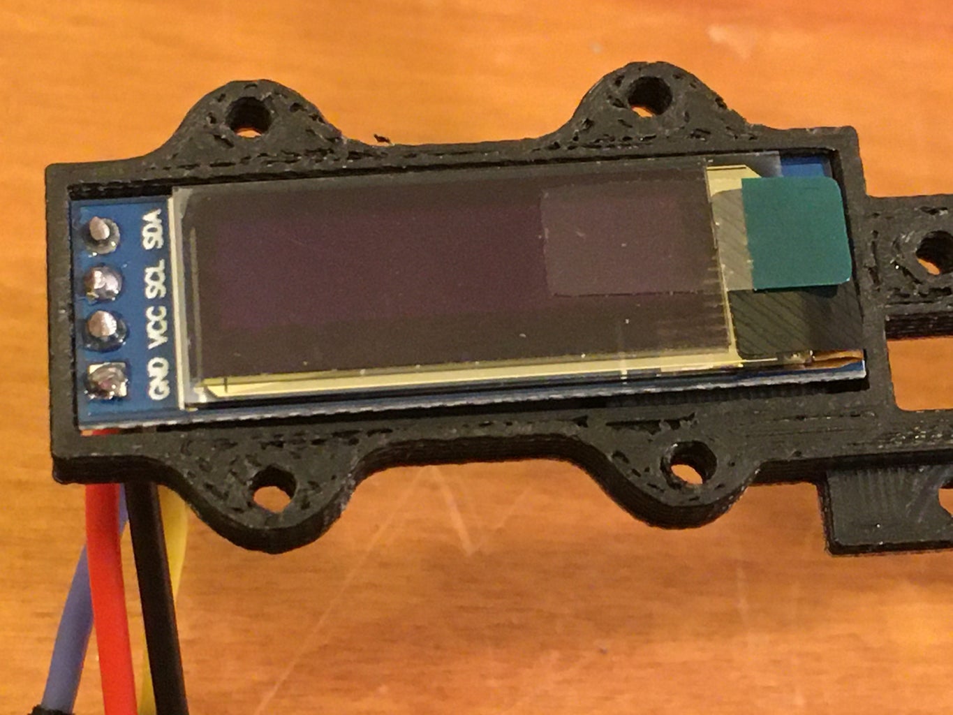 Assembly: Attach the Potentiometers and the OLED Display to the Potentiometer Rack