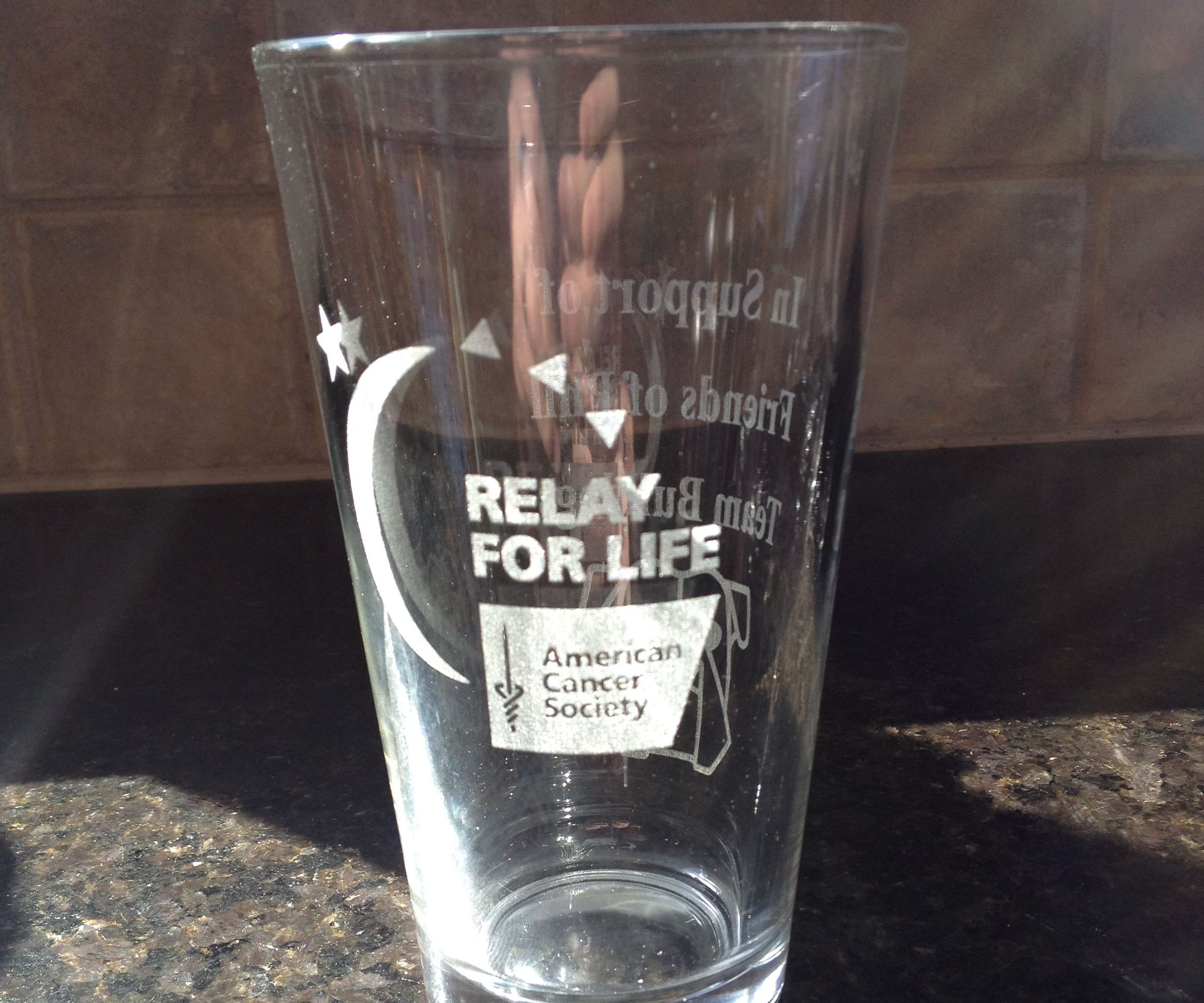 Laser Etched Glassware