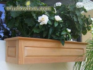 Wooden Flower Boxes Perfect for Window Ledges