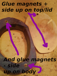 Add Magnets, Cont: In-lay Magnets