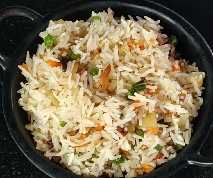 How to Make Burnt Garlic Vegetable Fried Rice : 7 Steps (with Pictures) 