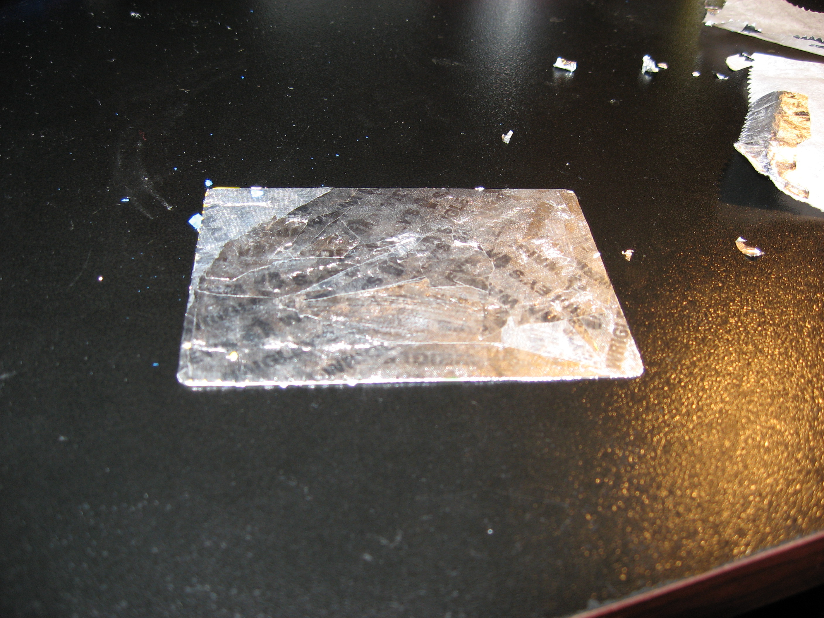 How to gild with gum