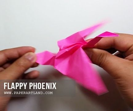 Action Origami - Flapping Phoenix