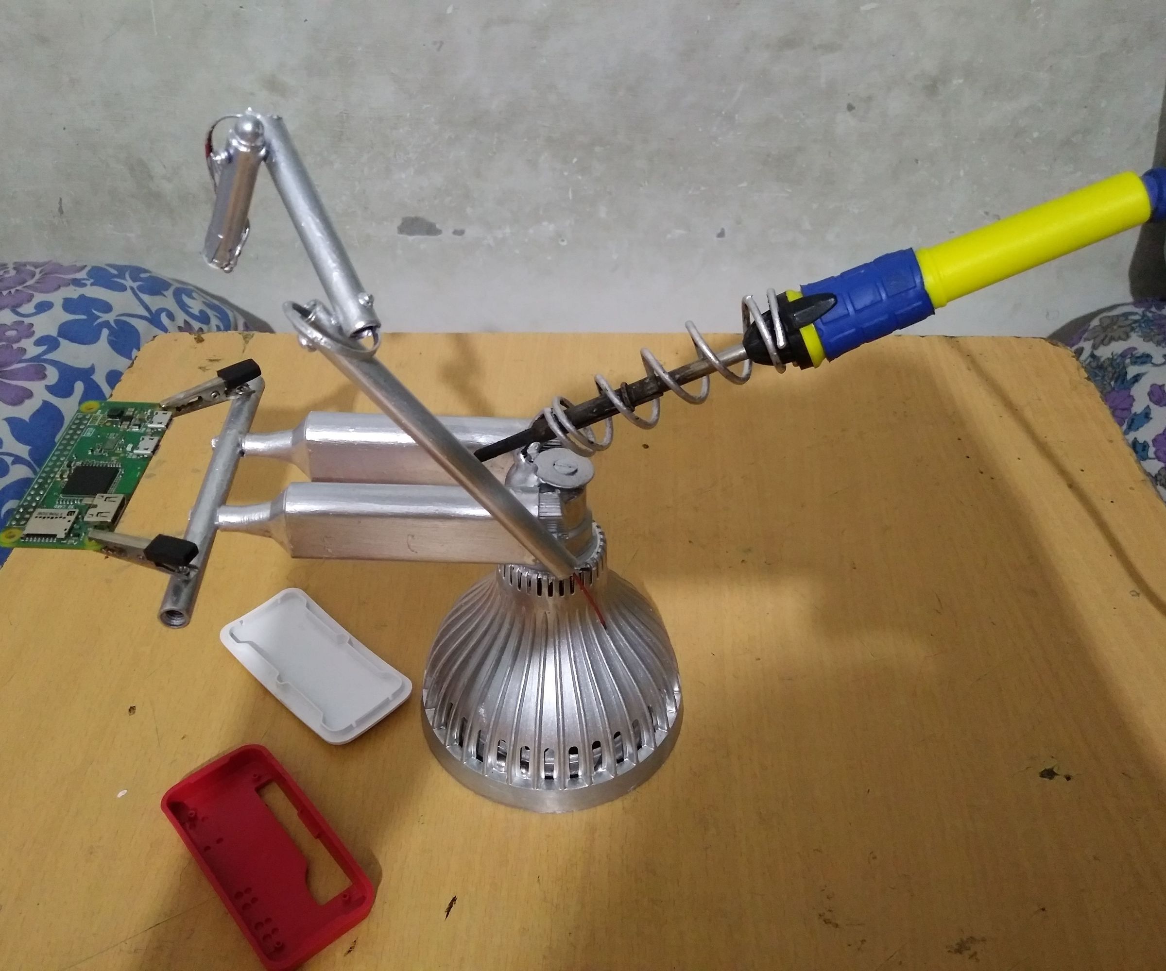 Trash to Treasure- Making Soldering Stand by 90% Old Materials