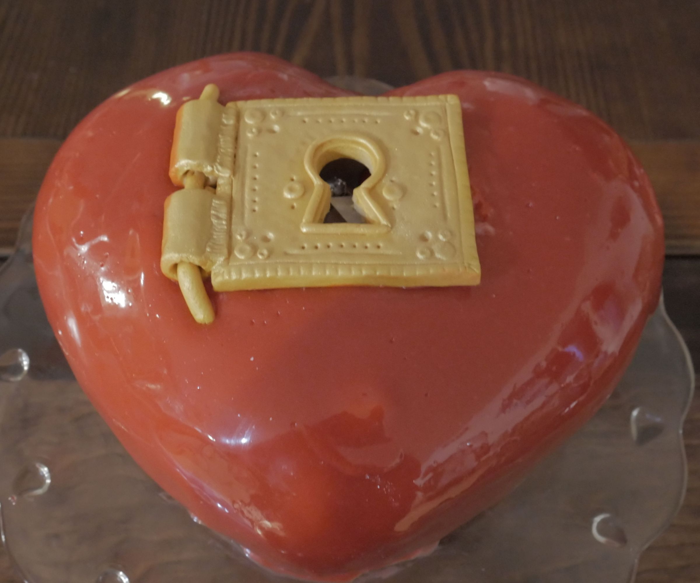 Key to My Heart Love/Proposal Cake