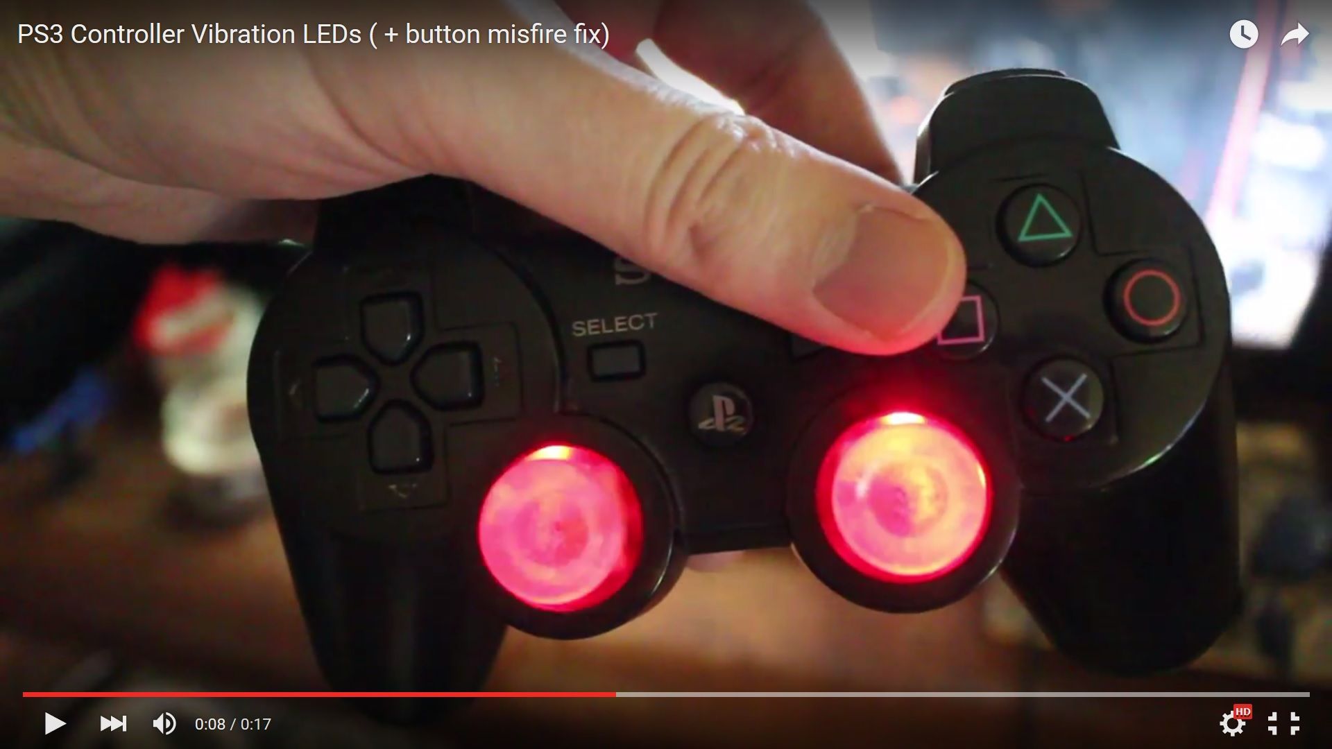 PS3 Controller Vibration LEDs (+ Button Misfire Fix) 7 Steps (with
