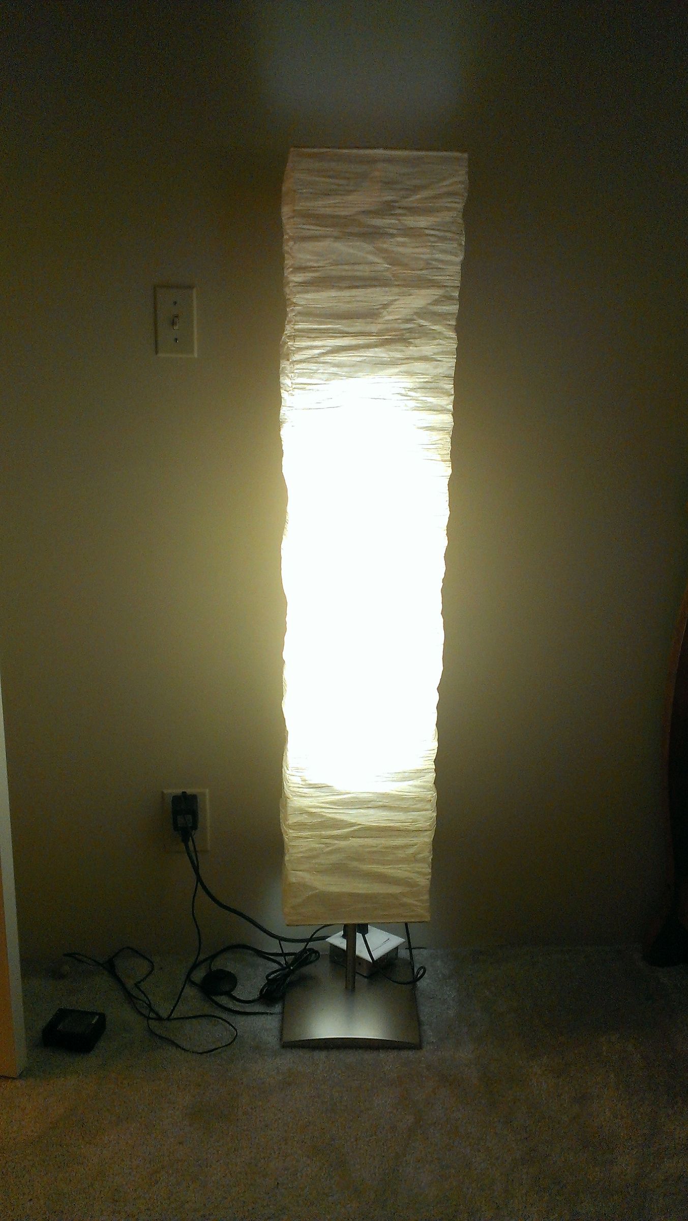 HACKED Ikea Paper Lamp.