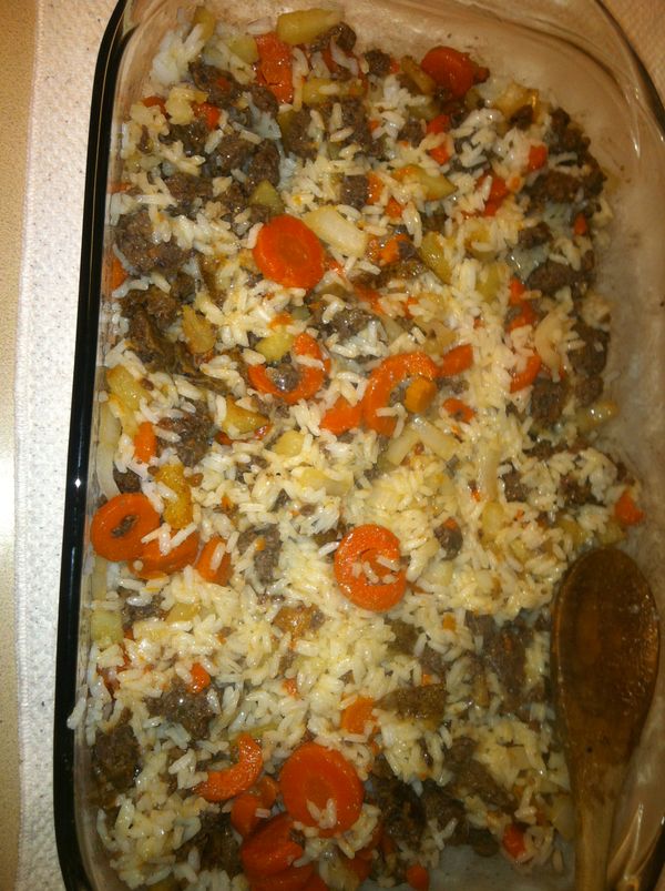 Venison Rice Dish