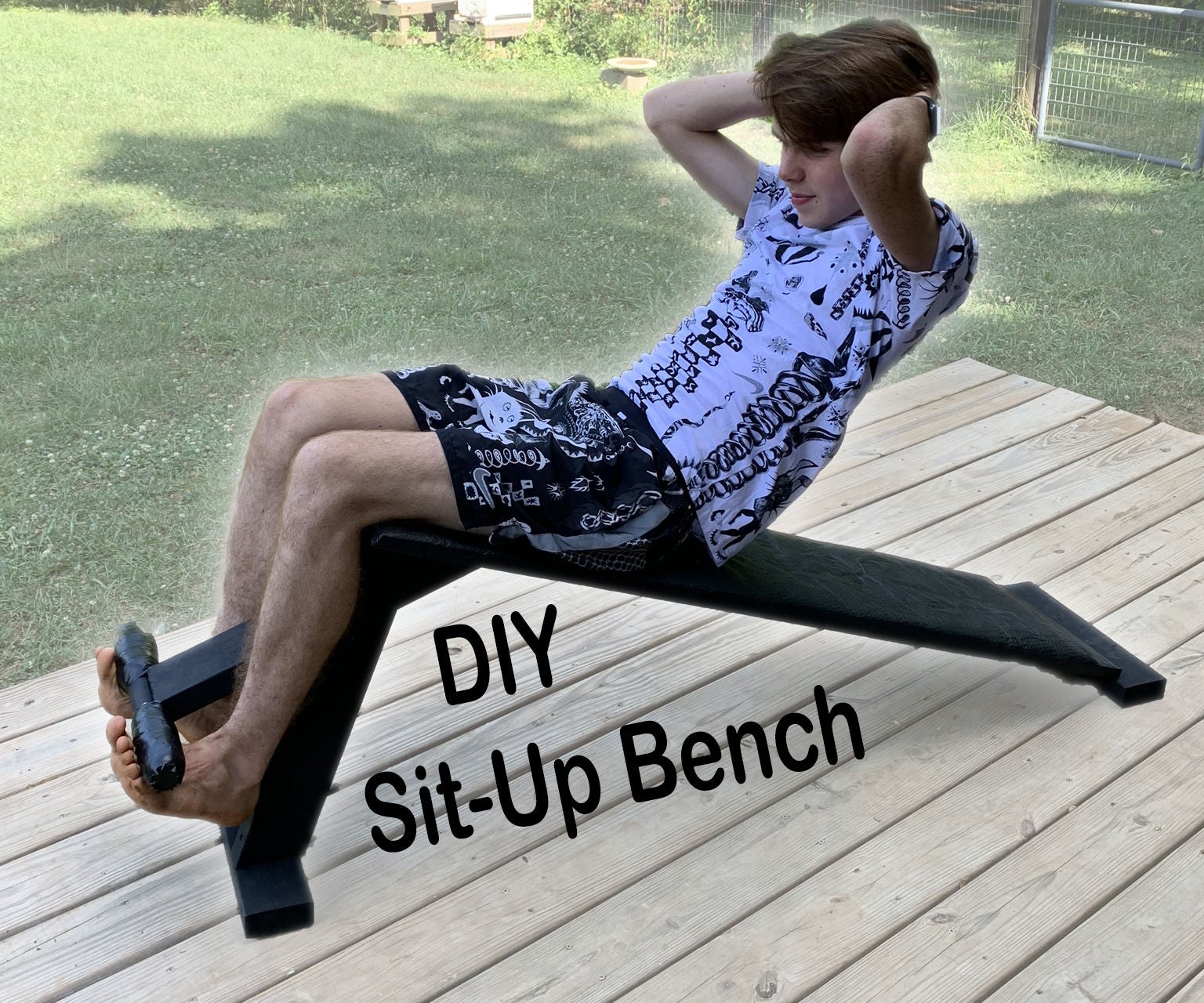 Simple Wood SitUp Bench 13 Steps (with Pictures) Instructables