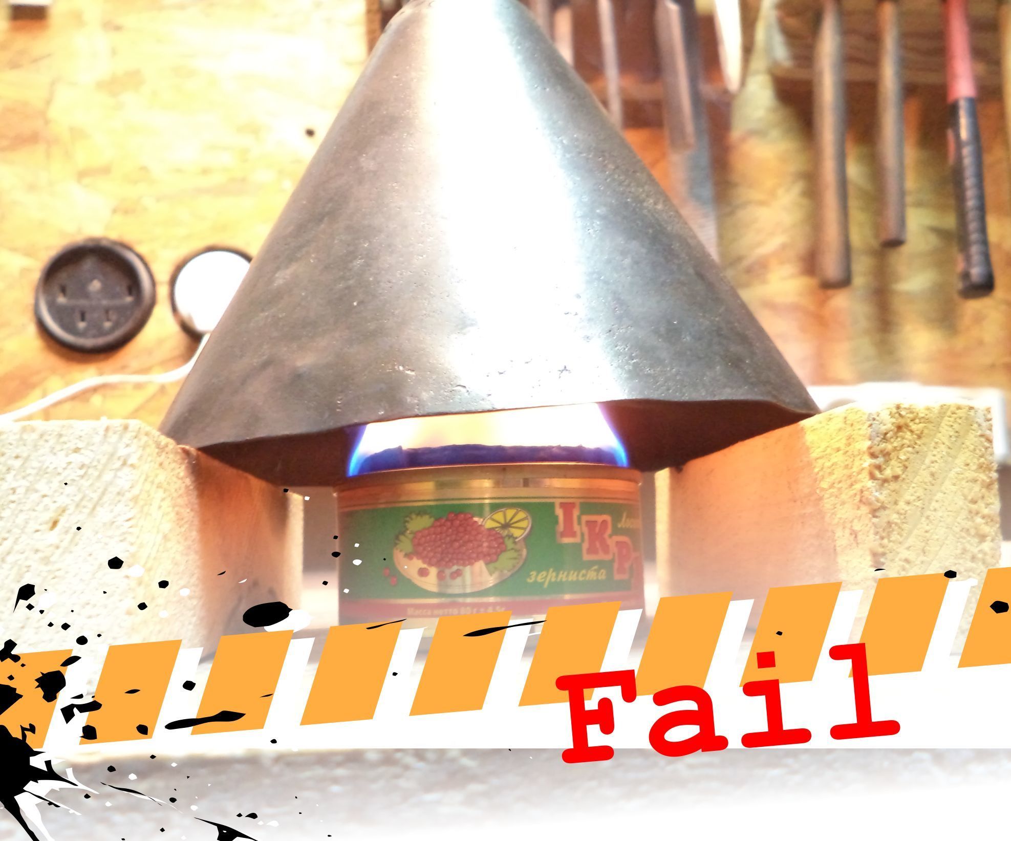 Parafin Burner Success and Improvised Heat Gun Fail