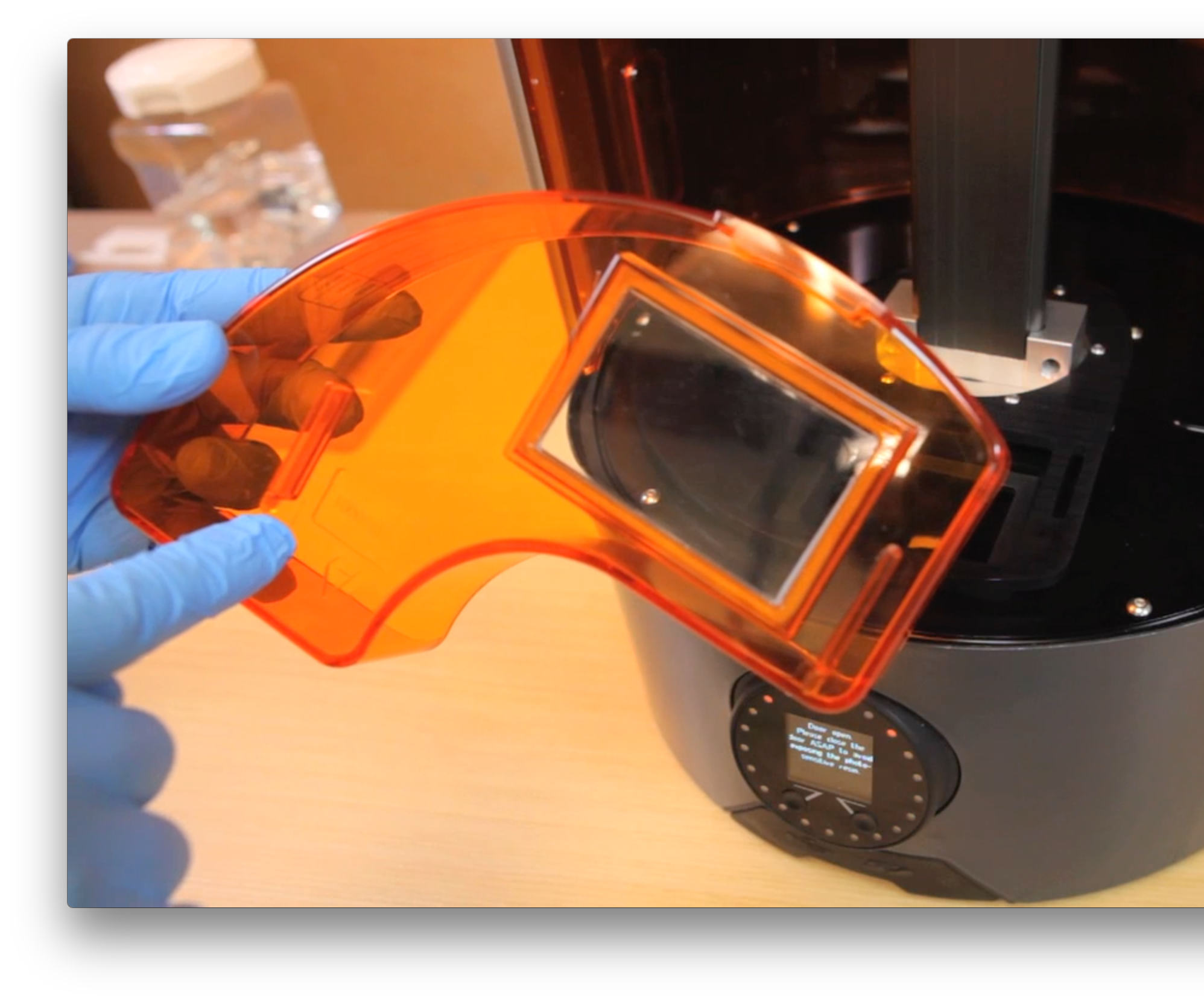 How to Install the Resin Tray