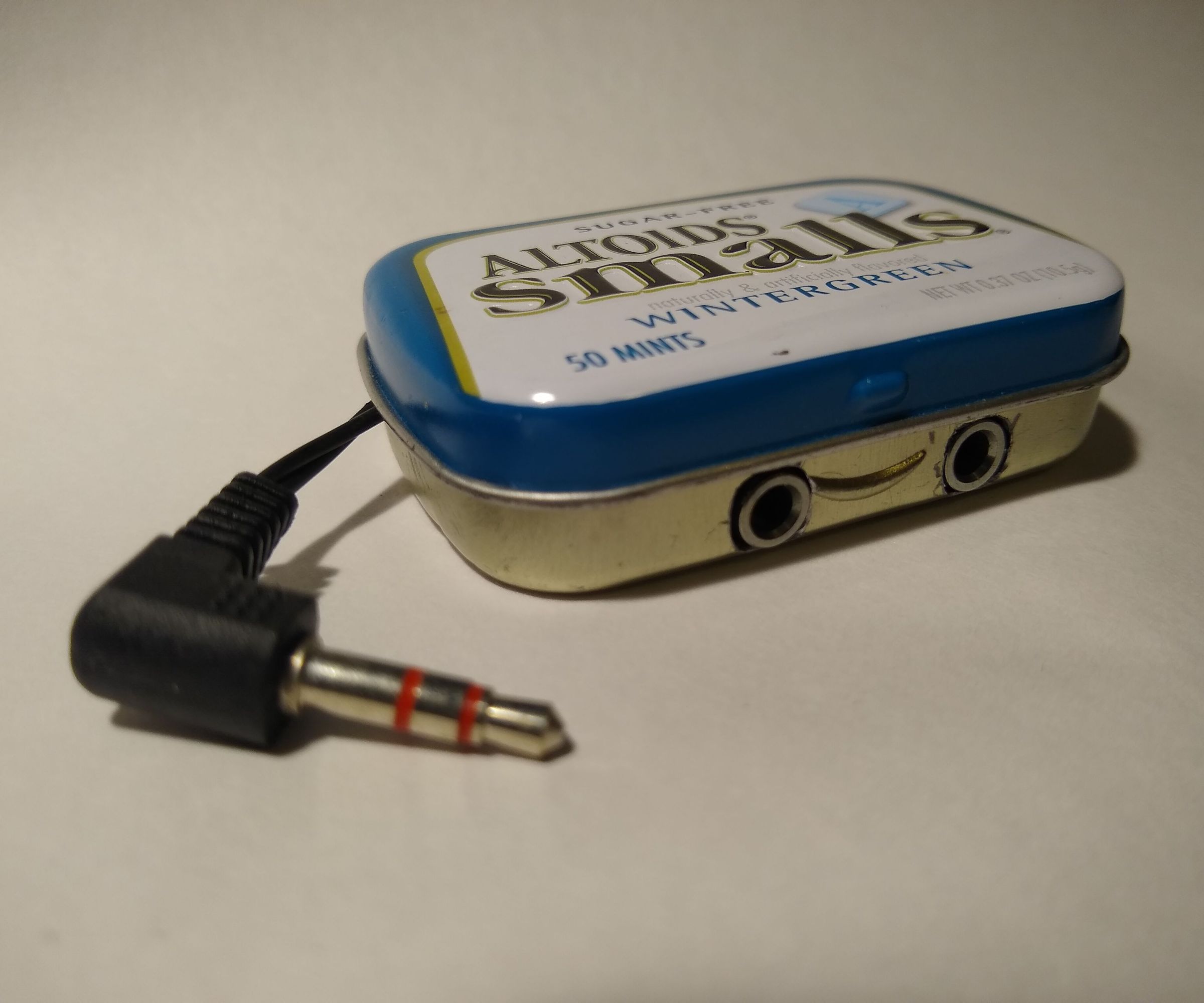 Mini Altoids Tin Audio Splitter  