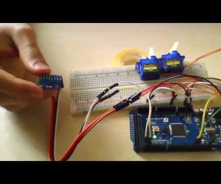 Arduino With Accelerometer Servo Motor
