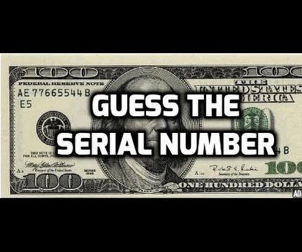 How to Guess the Serial Number on a Borrowed Bill