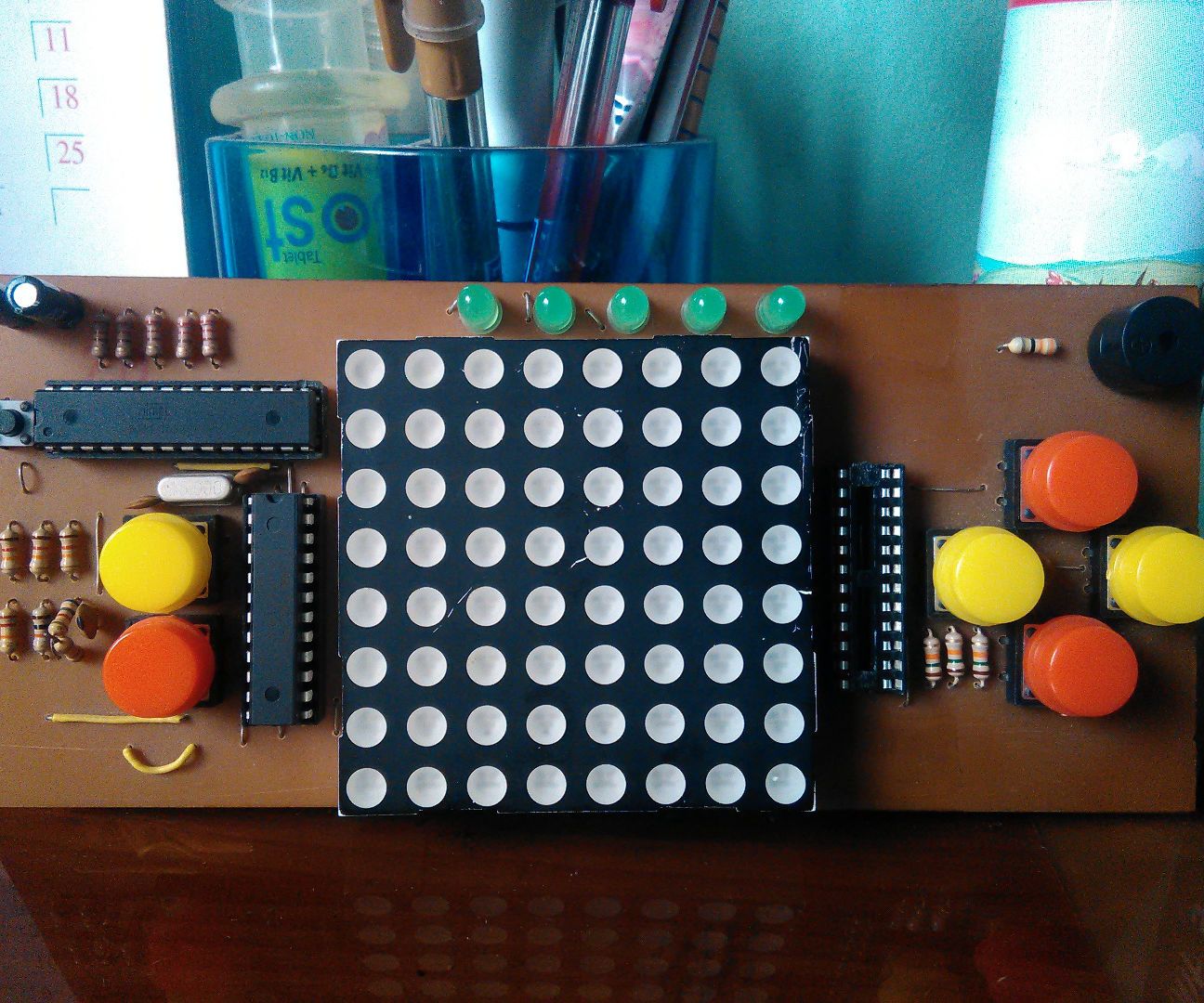 Arduino Dot Matrix Game Console