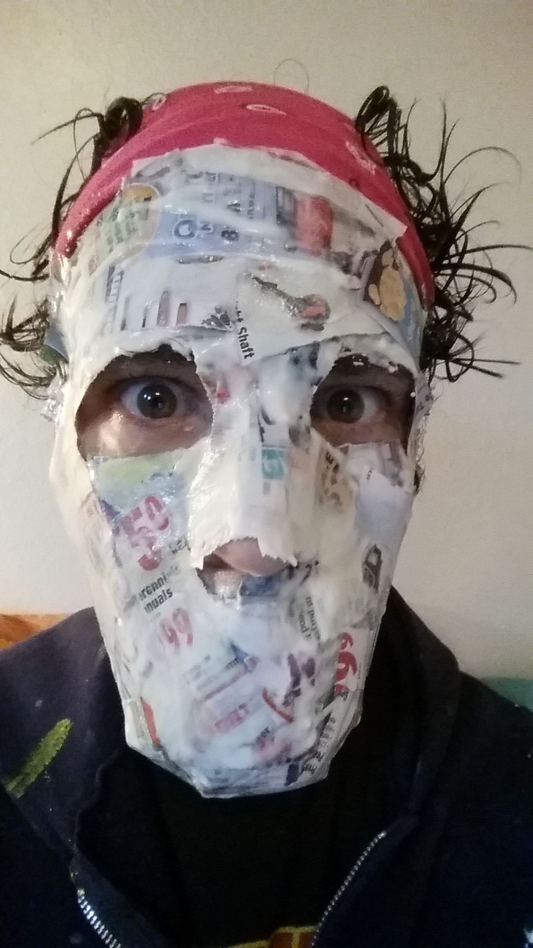 Face Made of Toadstools (Paper Mache Mask) 7 Steps (with Pictures