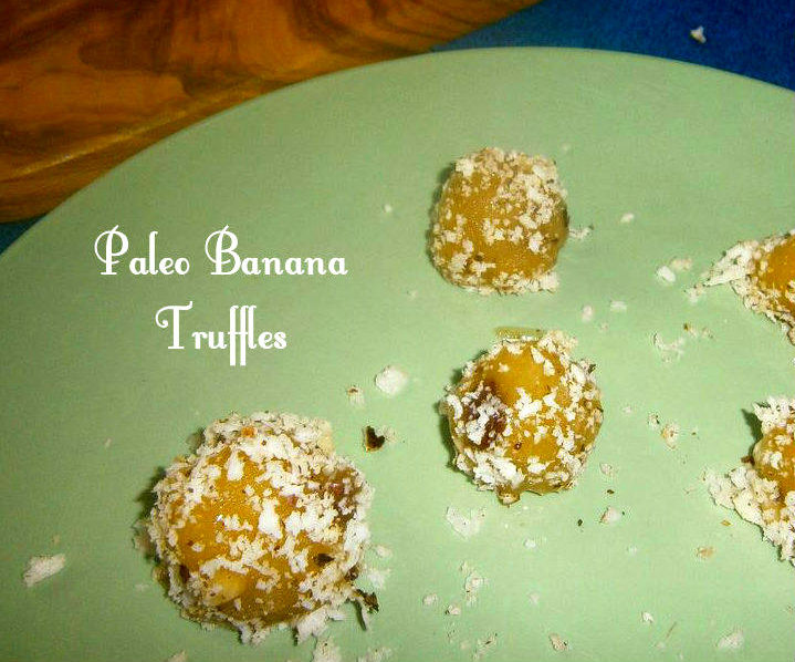 Paleo Banana Icecream Truffle