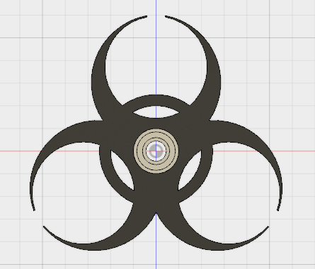 Biohazard Fidget Spinner