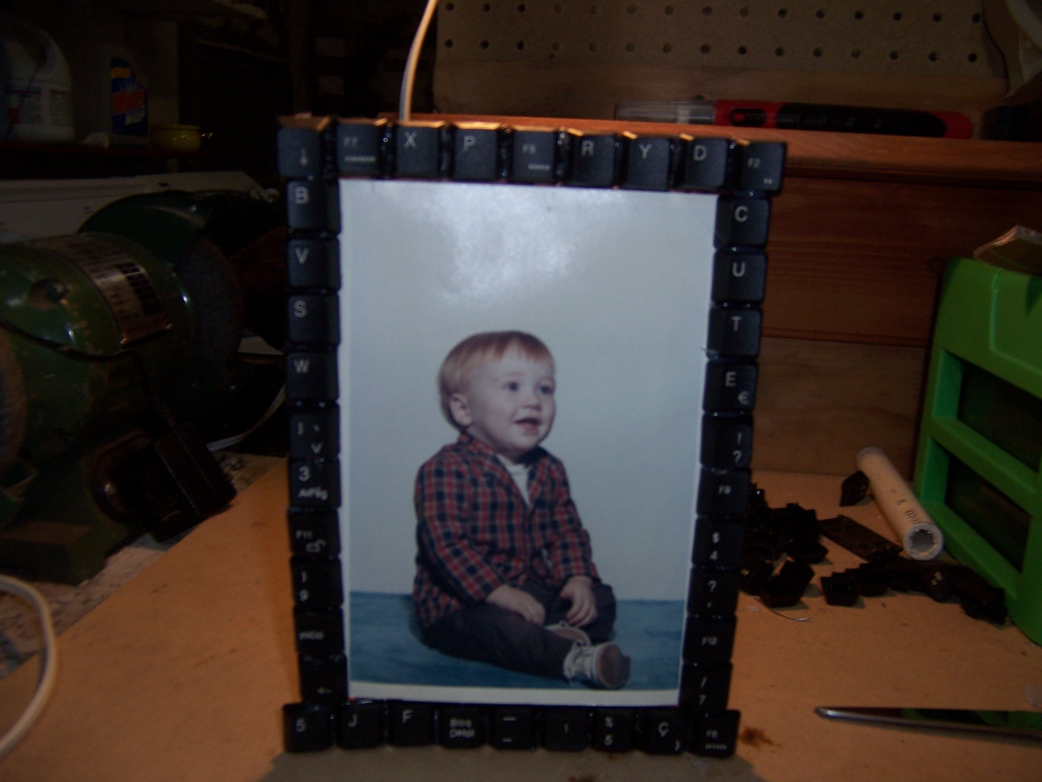 Keyboard Picture Frame