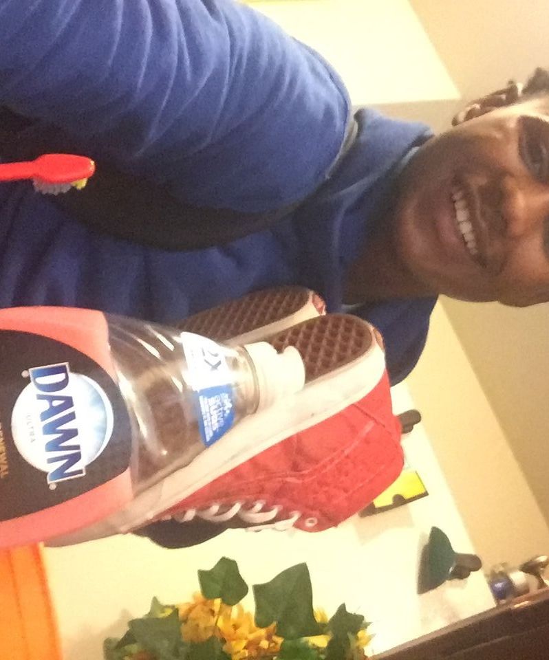 Home made shoe cleaner 