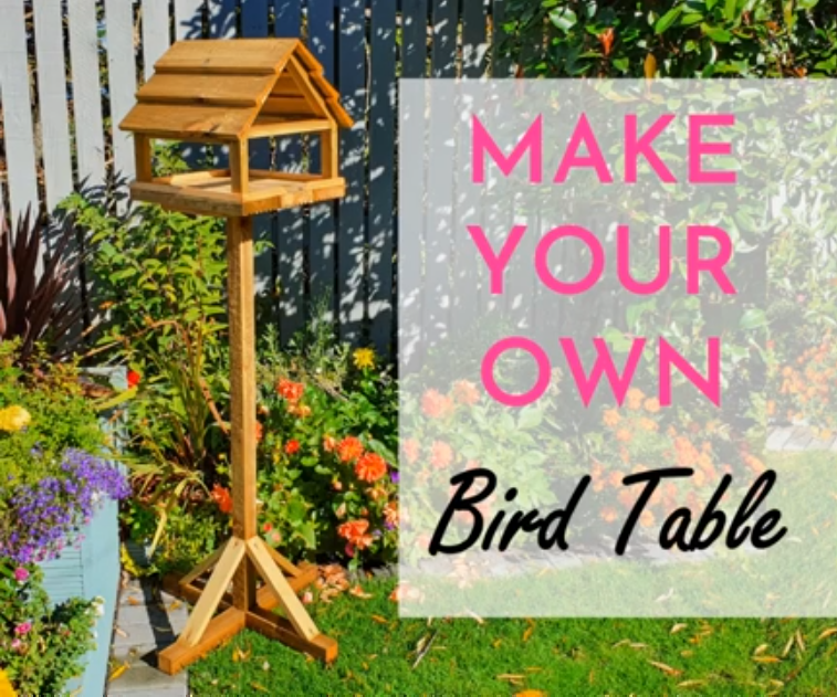 Make Your Own Bird Table 12 Steps Instructables