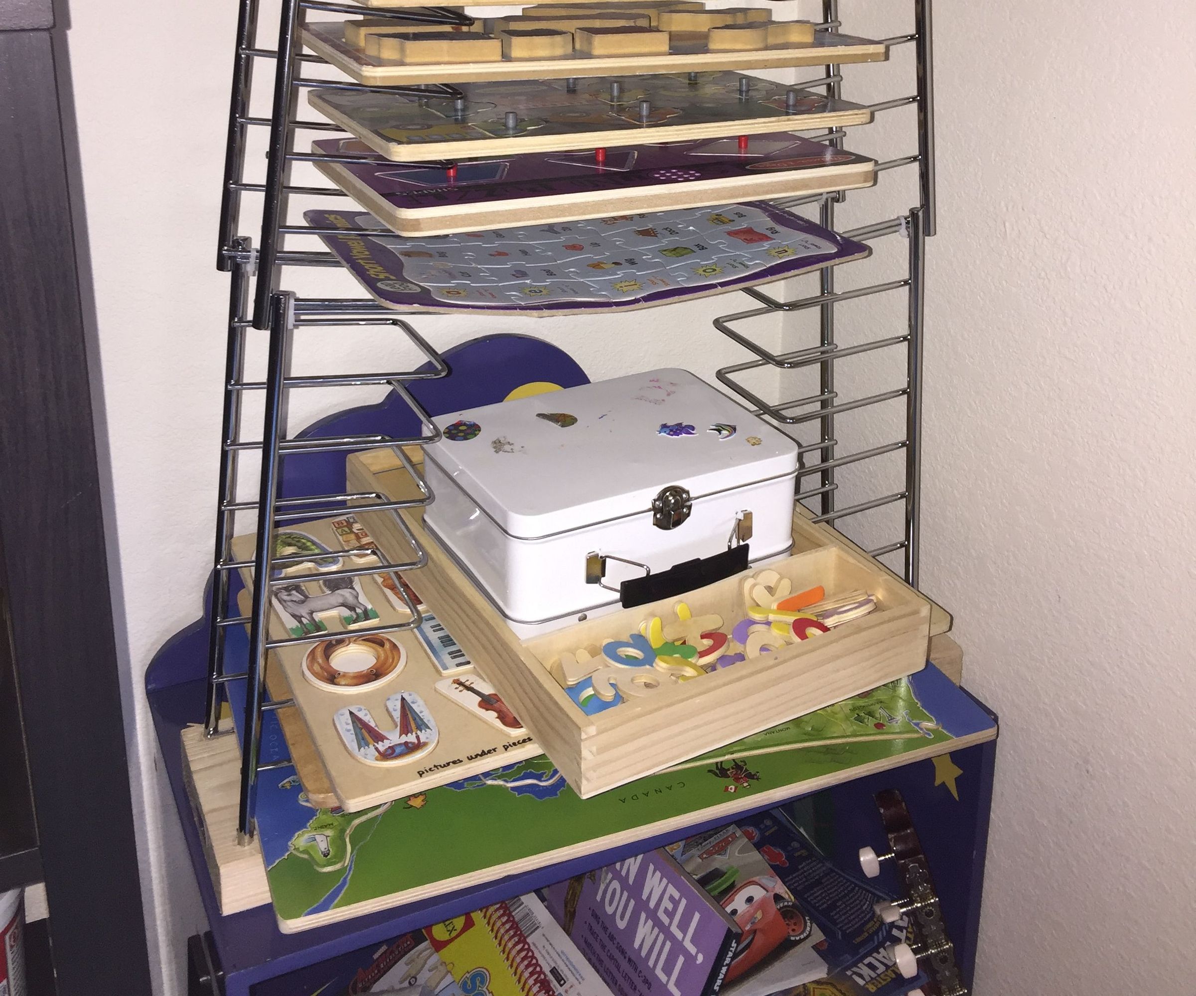 Expandable Puzzle Storage Rack for All Shapes & Sizes