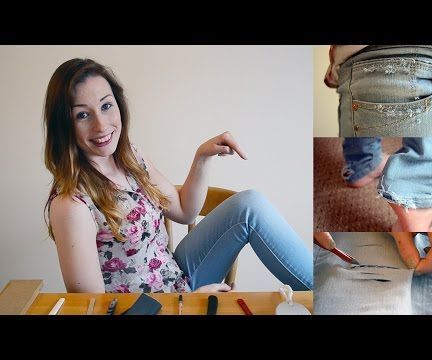 How to Distress Your Jeans