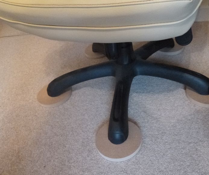 Replace Castors on Swivel Chair
