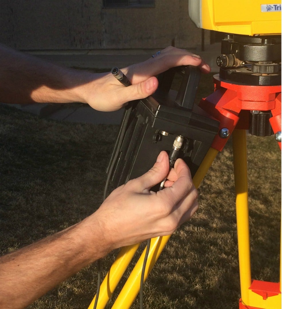 Connect Power Supply and Communication Cables.