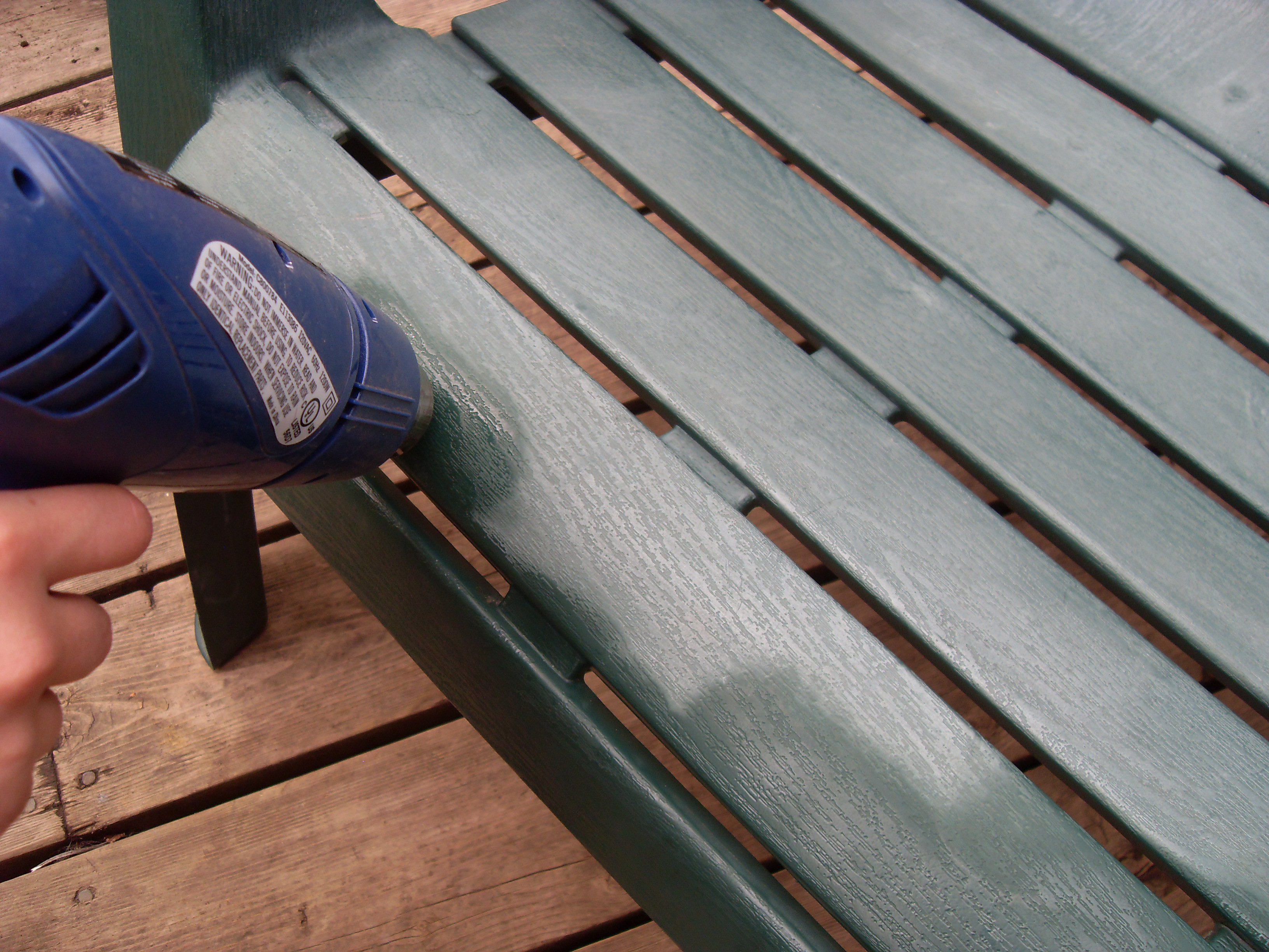 Breathe New Life (renew) Into an Oxidized PVC Deck Chair Ready for Tha