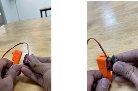 Mounting Servo’s to Leg