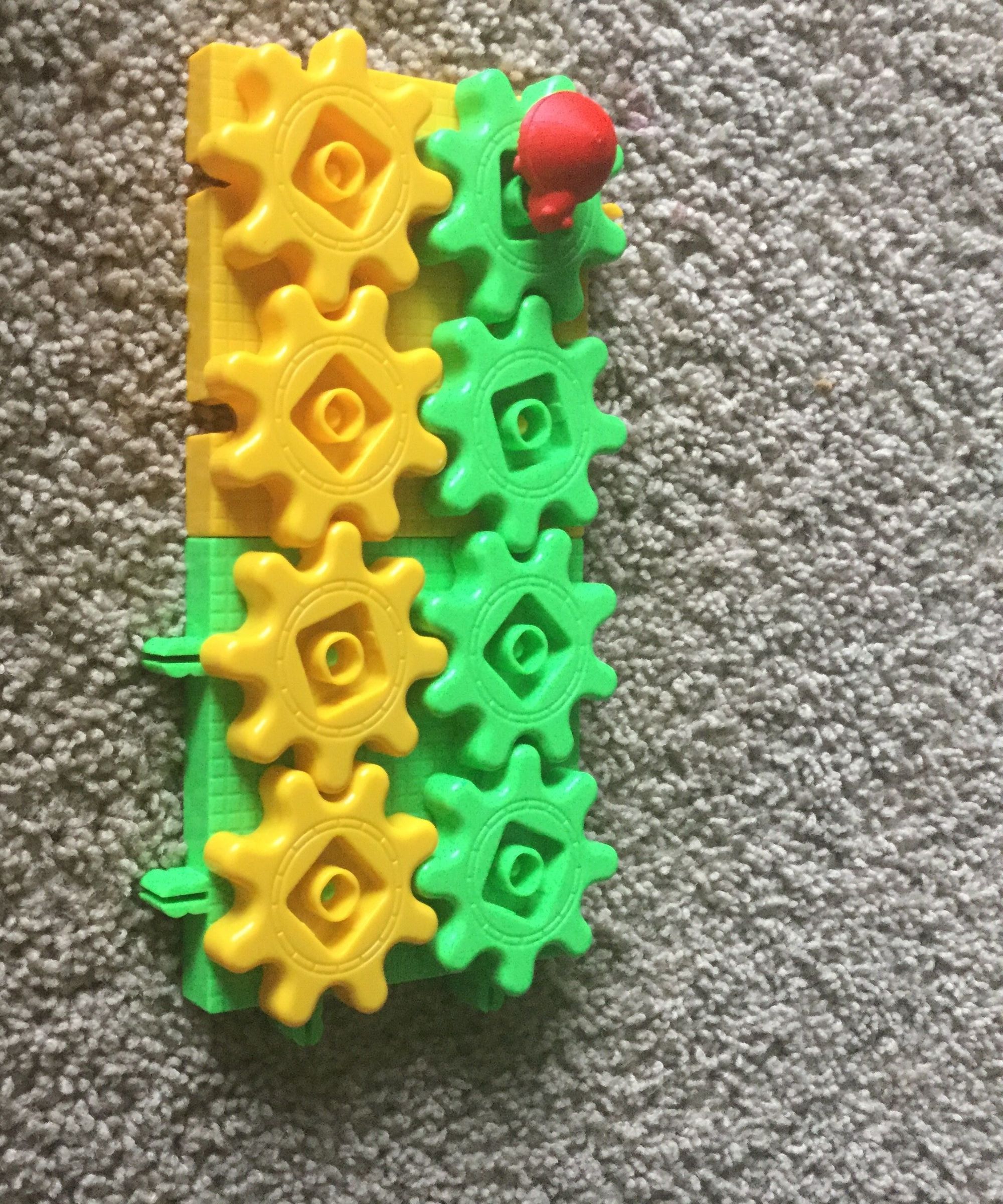 Moving a 3D Printed Turtle on 3D Printed  Gears