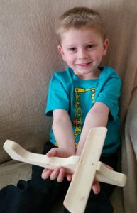 Build a Toy Airplane Using Only Hand Tools.