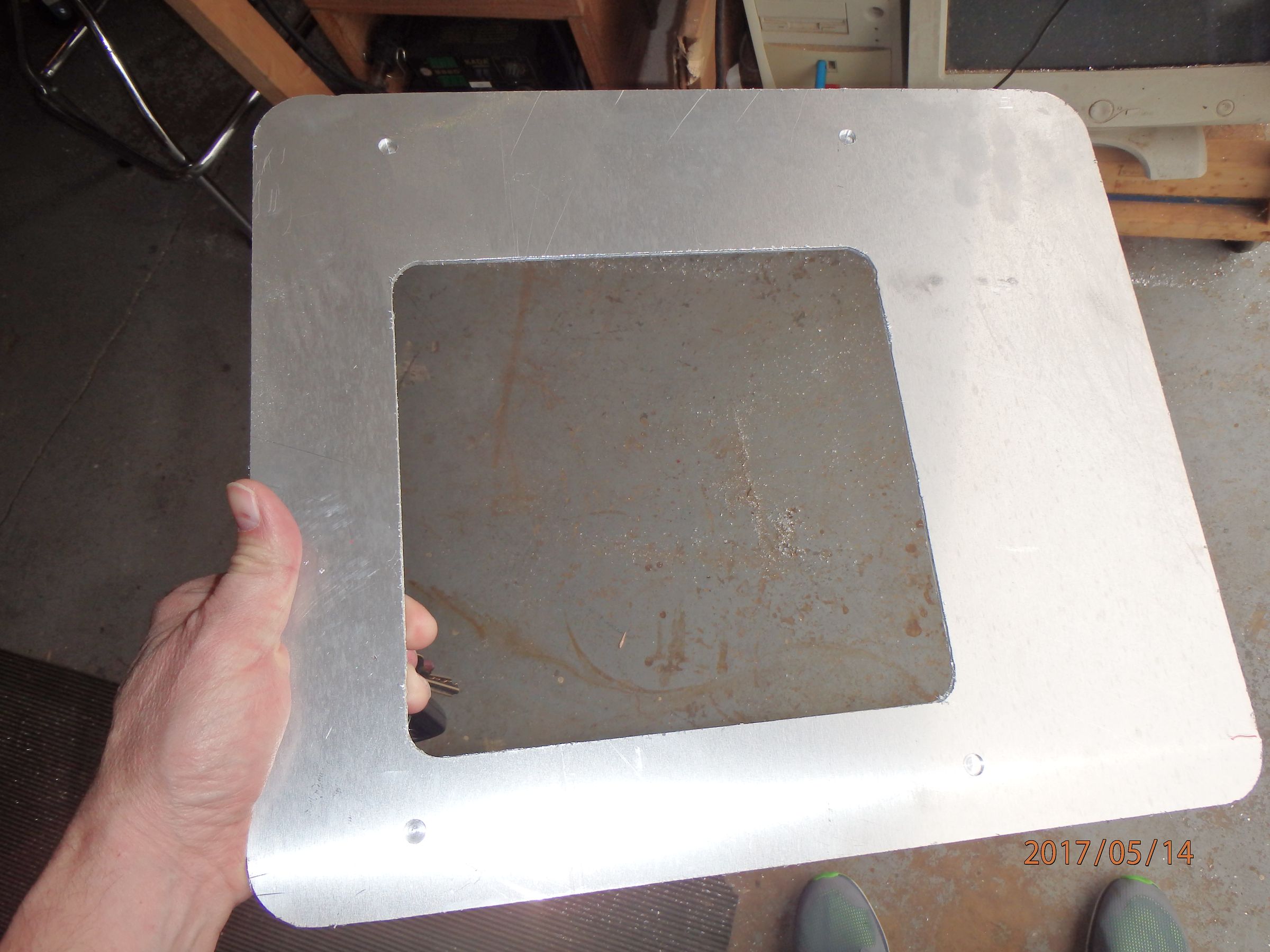 Jeep Wrangler License Plate Relocation Plate 4 Steps (with Pictures