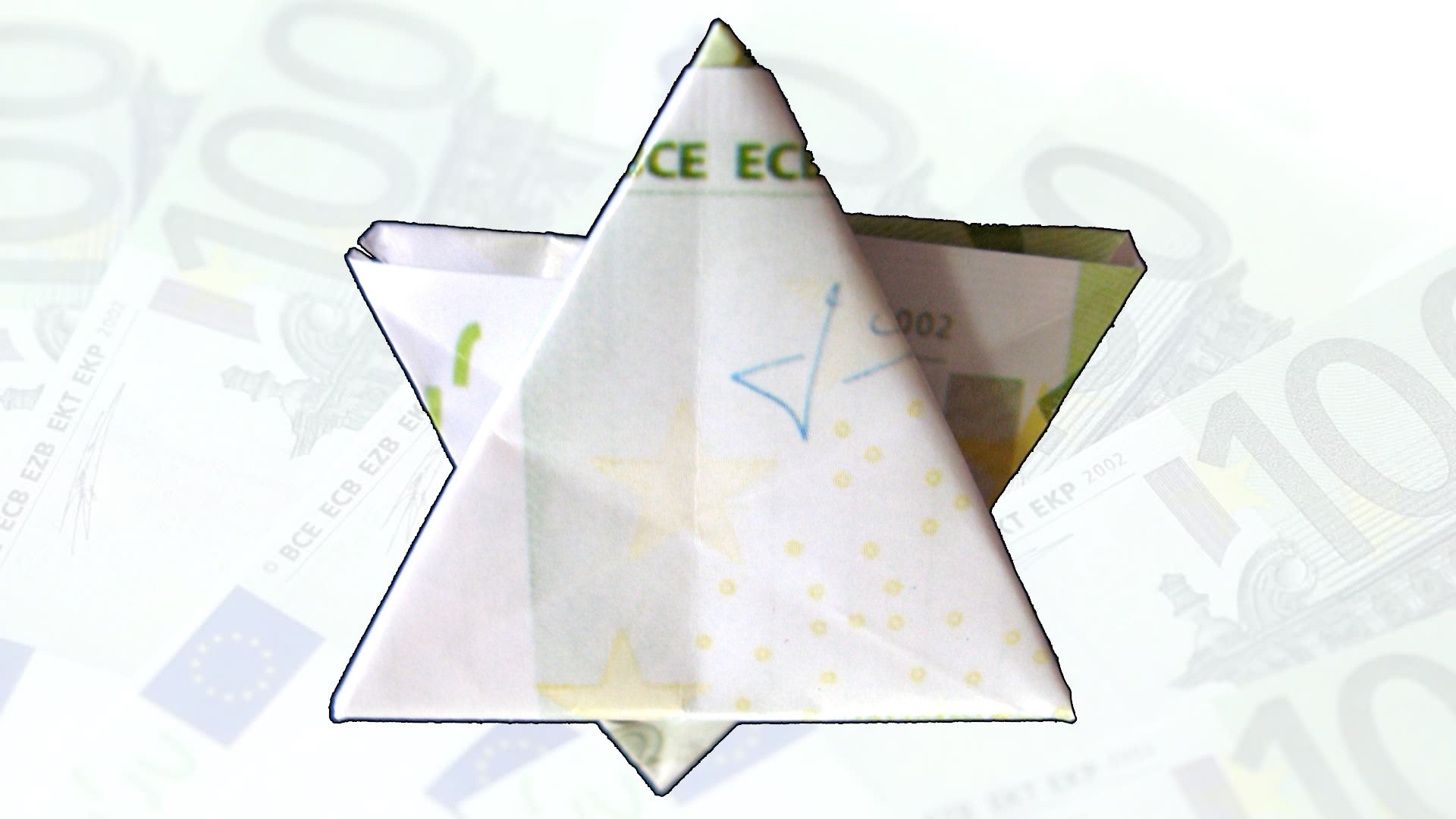 Easy Money Origami Star of David
