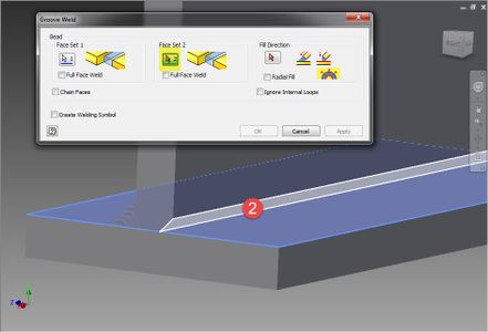 Groove Weld Face 2