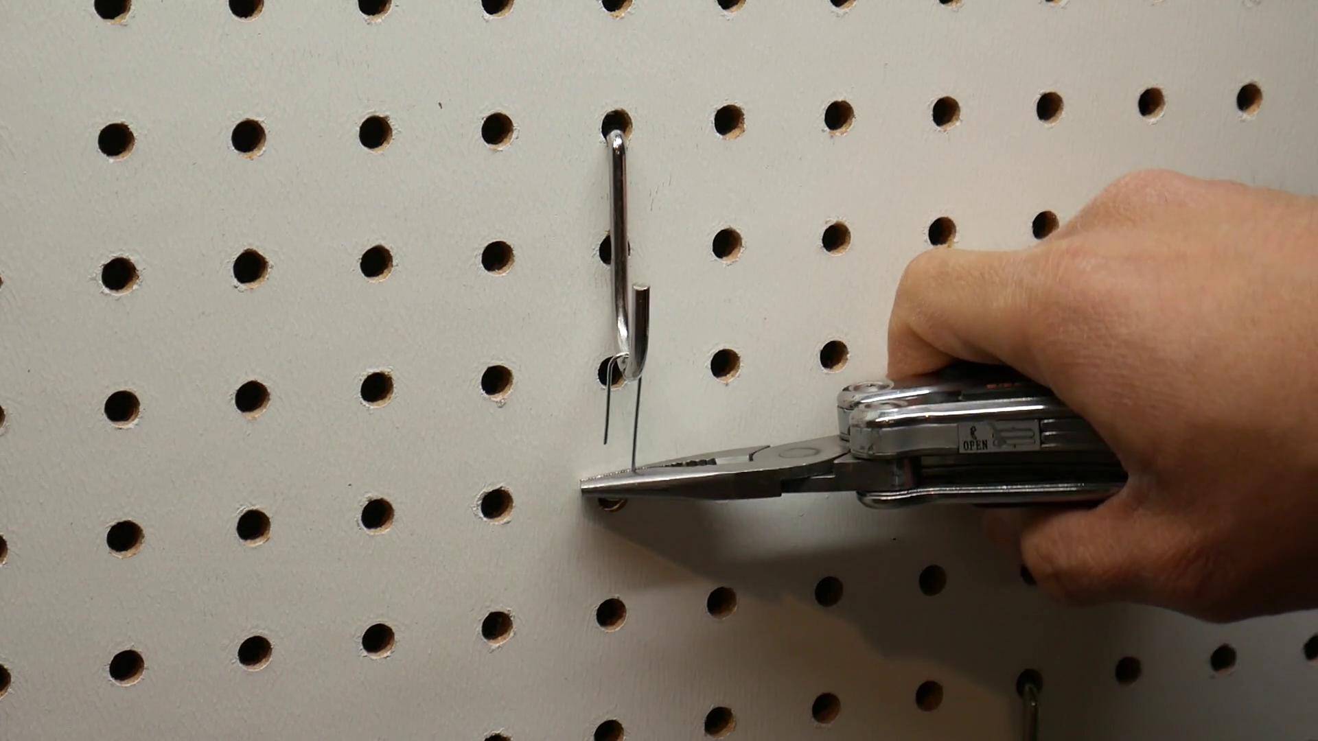 Keep Pegboard Hooks From Falling Out, How to Quickly Secure Any
