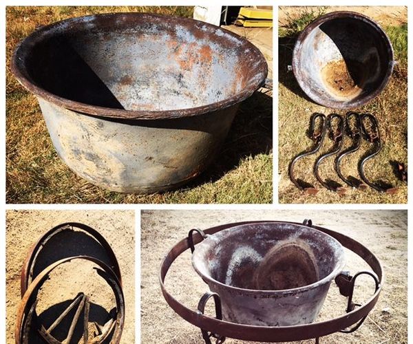 Cast Iron Kettle Fire Pit
