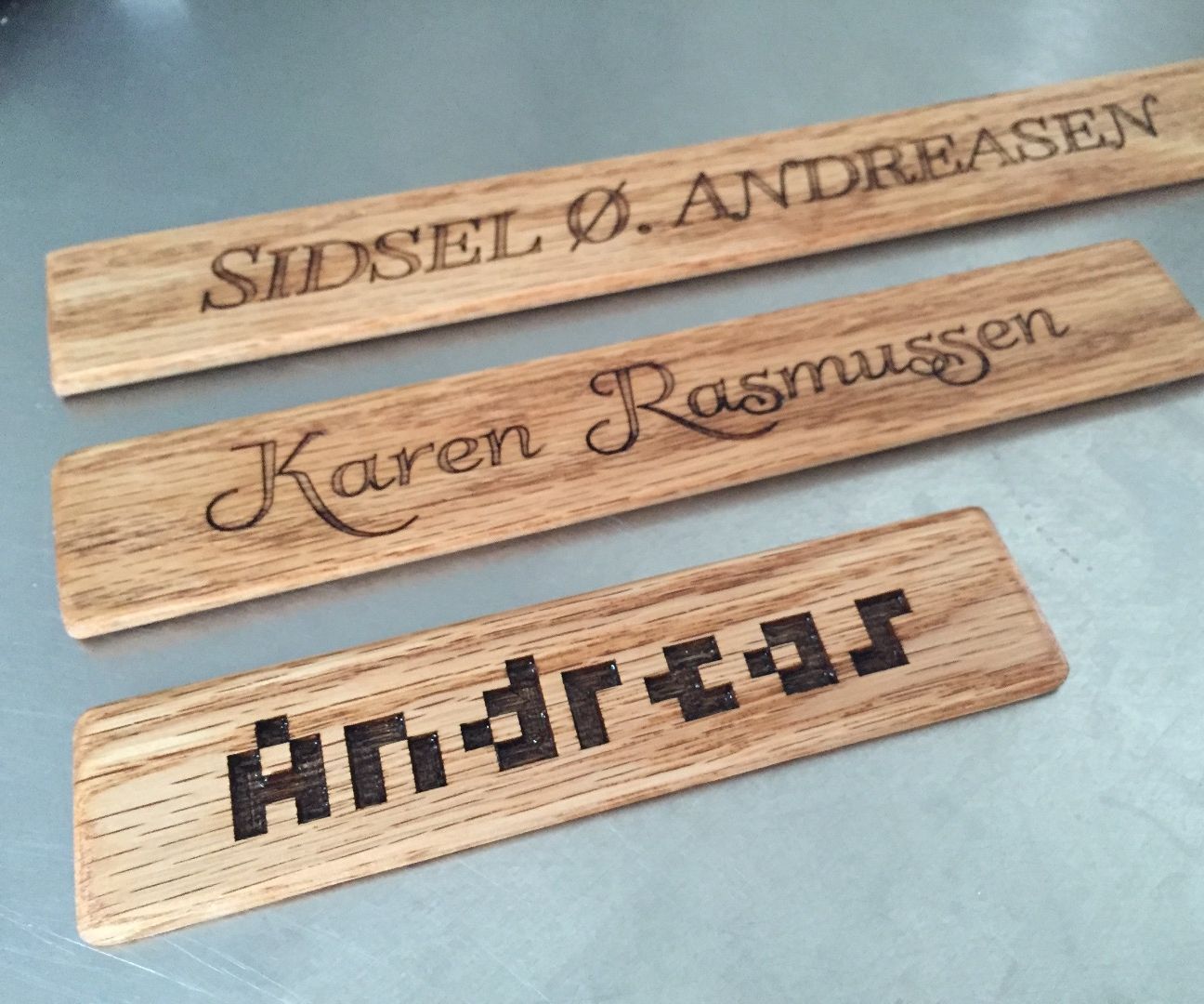 Laser Cut Wooden Name Sign