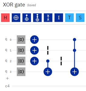 The XOR Gate From the Toffoli Gate