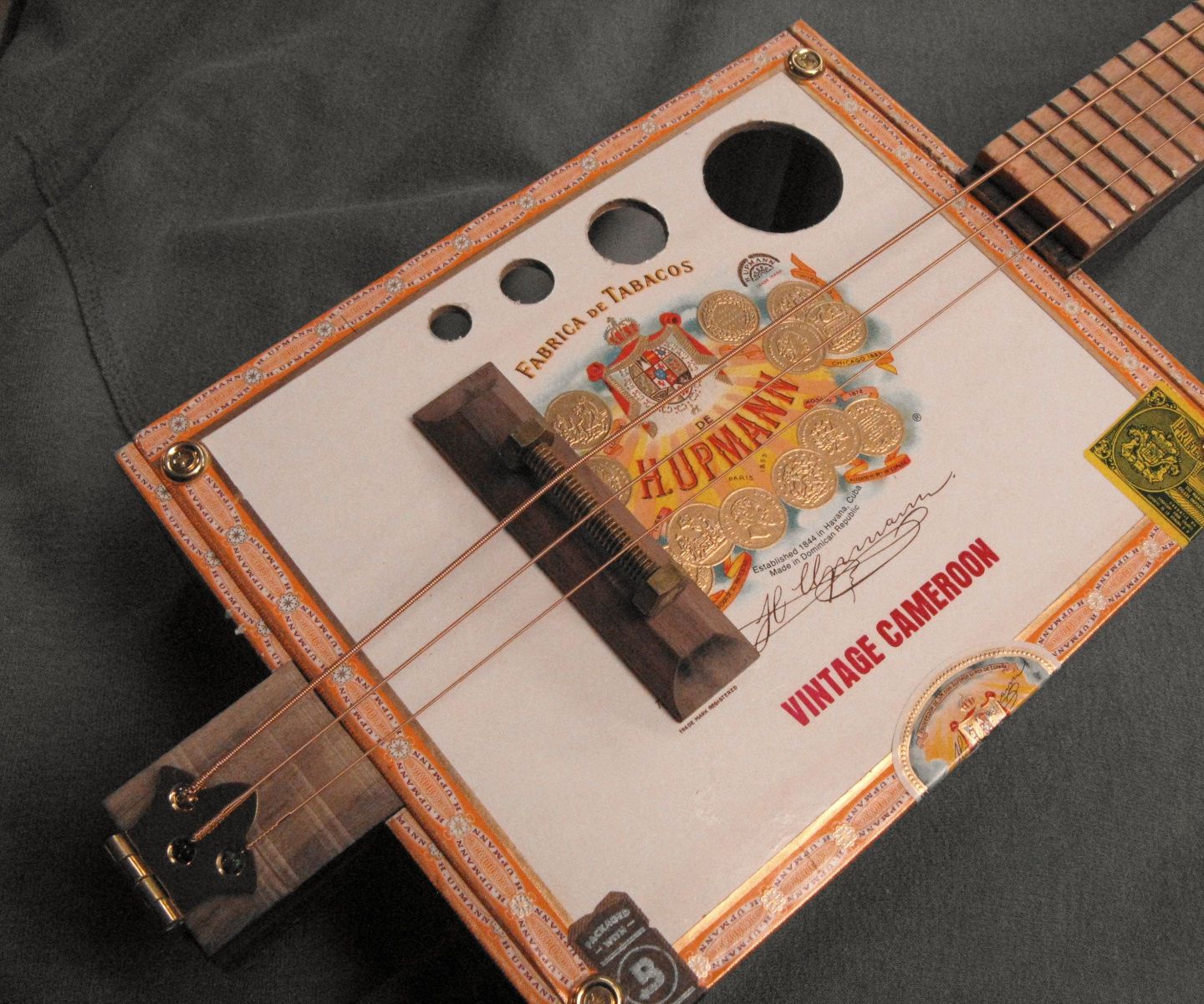 Cigar Box Three String Guitar