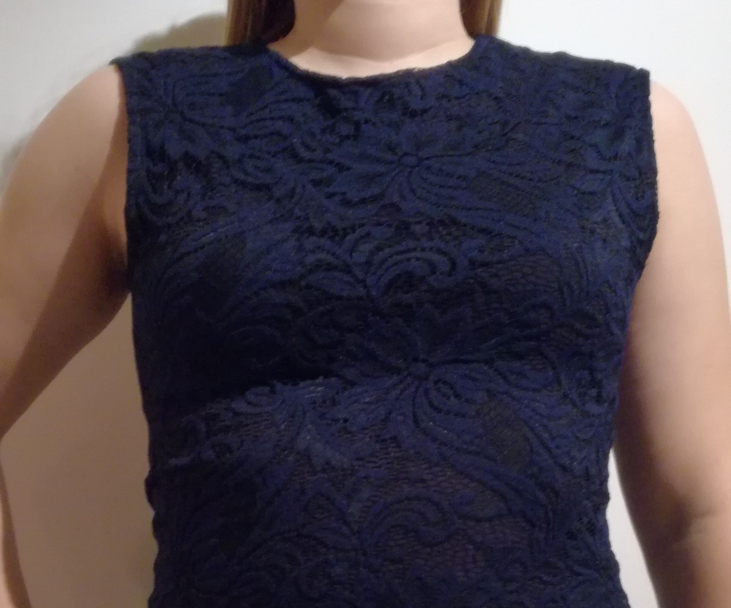Easy Lace Front T-shirt (draw Your Own Pattern)
