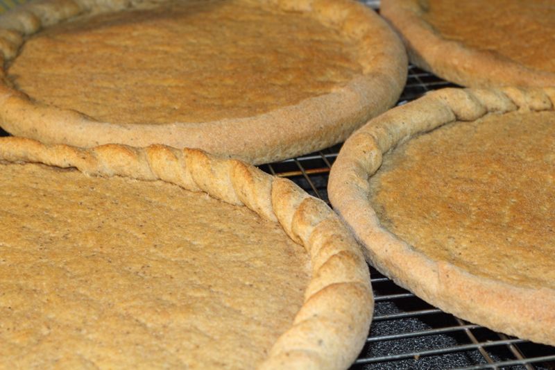 Whole Wheat Pizza Crust with fresh milled flour
