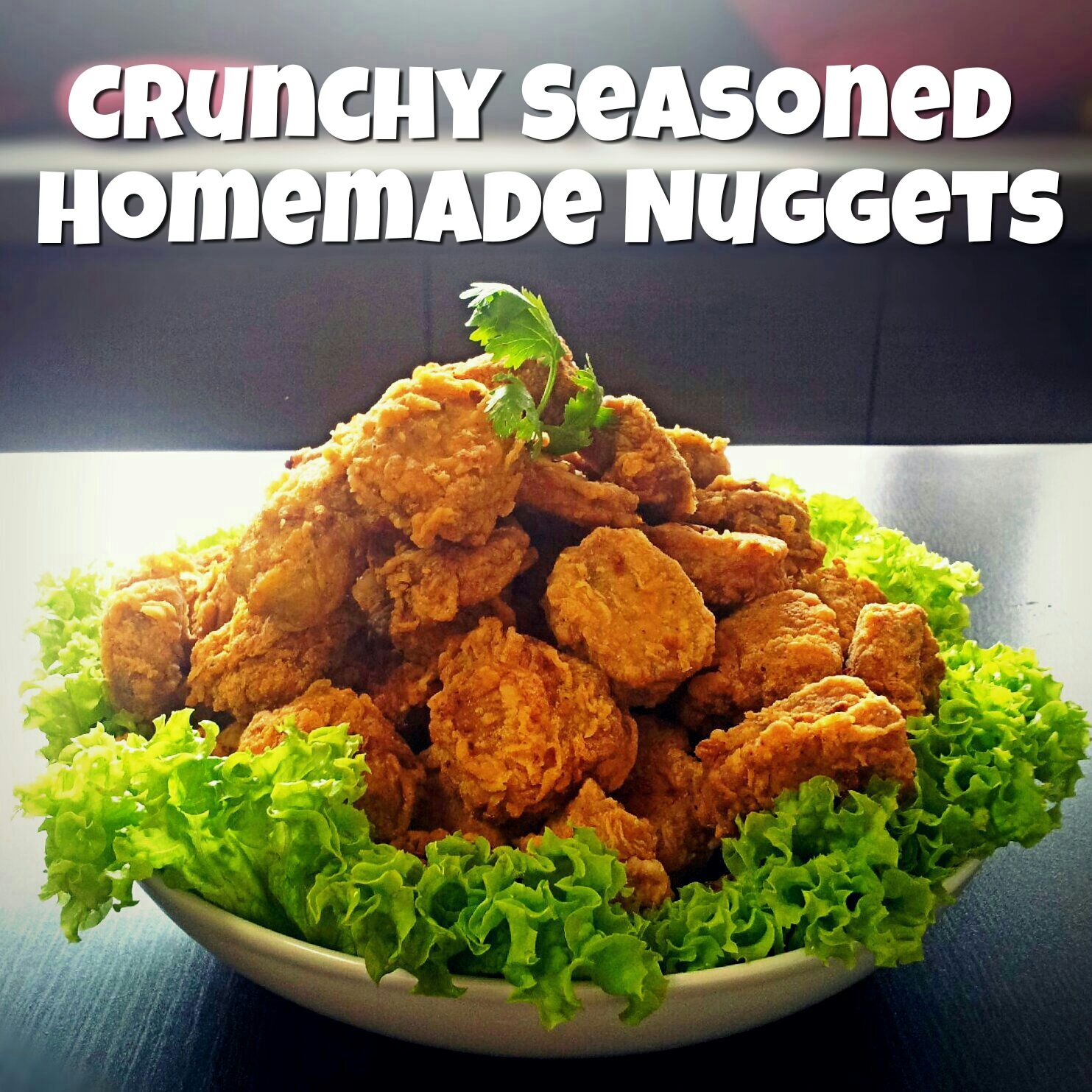 Crunchy Seasoned Homemade Nuggets With Sweet & Sour Sauce!