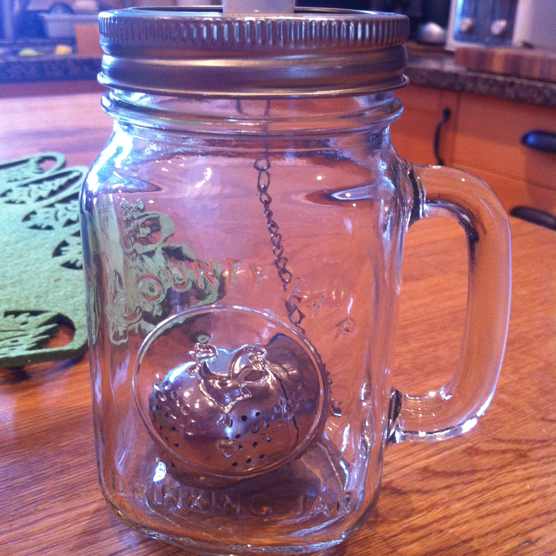 Mason Jar Tea Cup With Built in Tea Ball 5 Steps (with Pictures