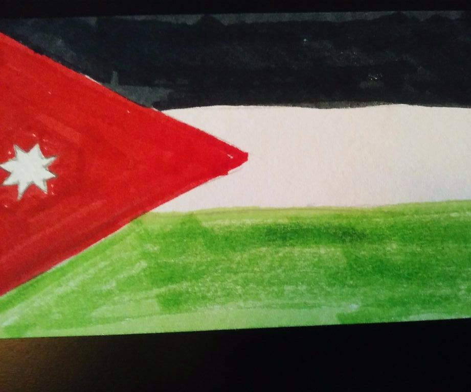 DIY Flag Art: Jordan