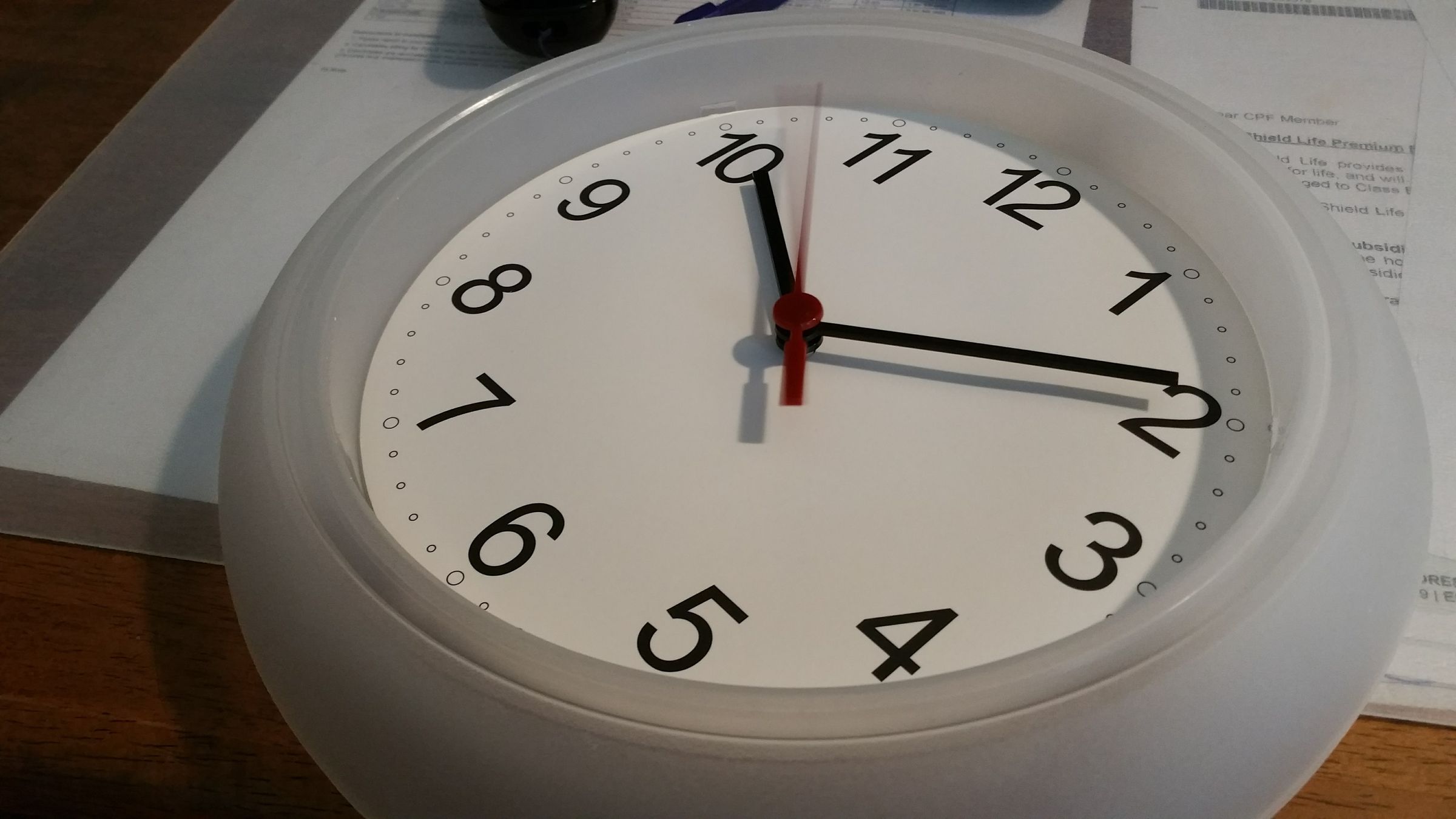 Desk Clock From Ikea RUSCH Wall Clock : 7 Steps (with Pictures ...