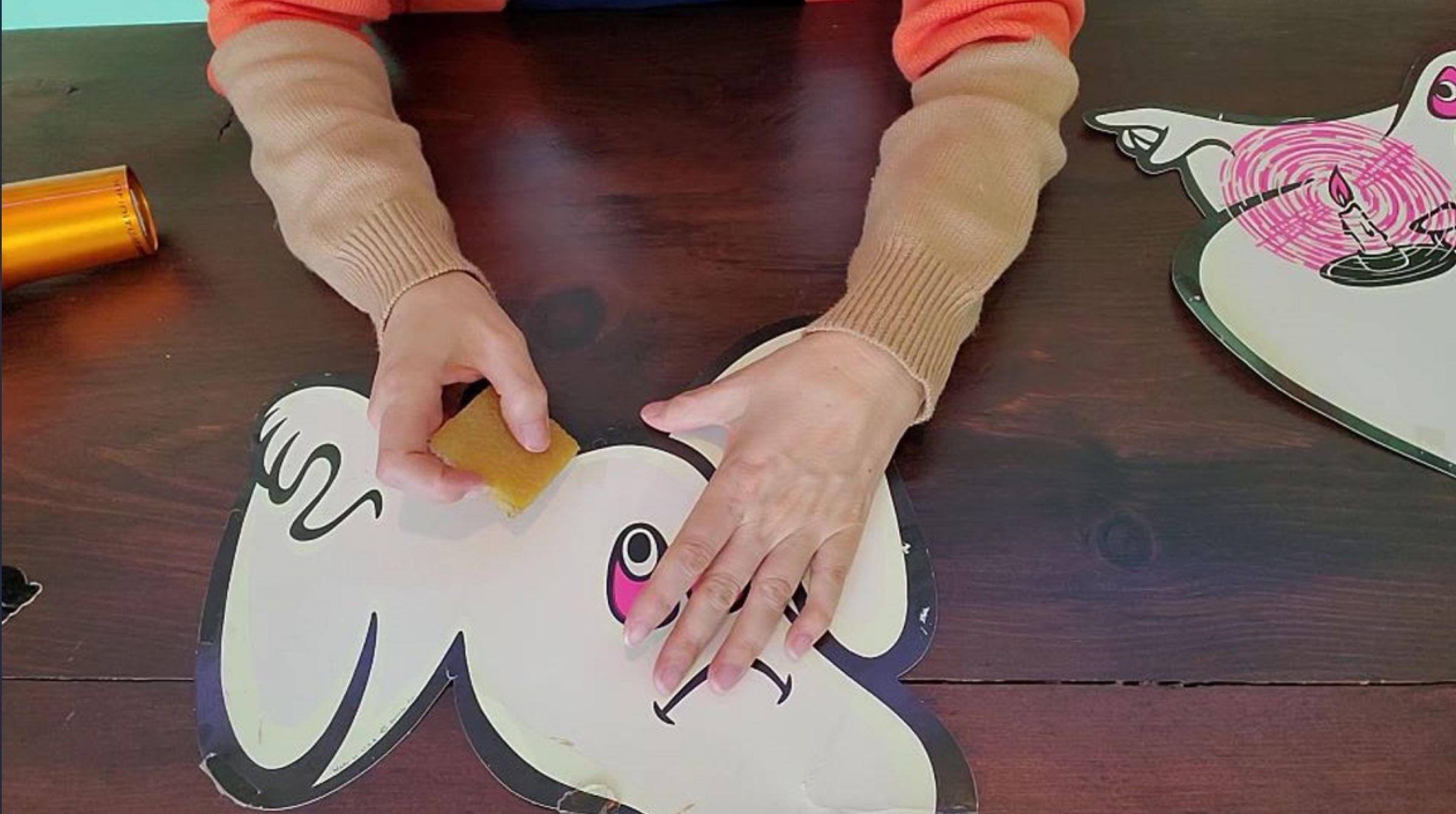 Easy Way to Remove Sticky Tape Residue From Paper Decorations