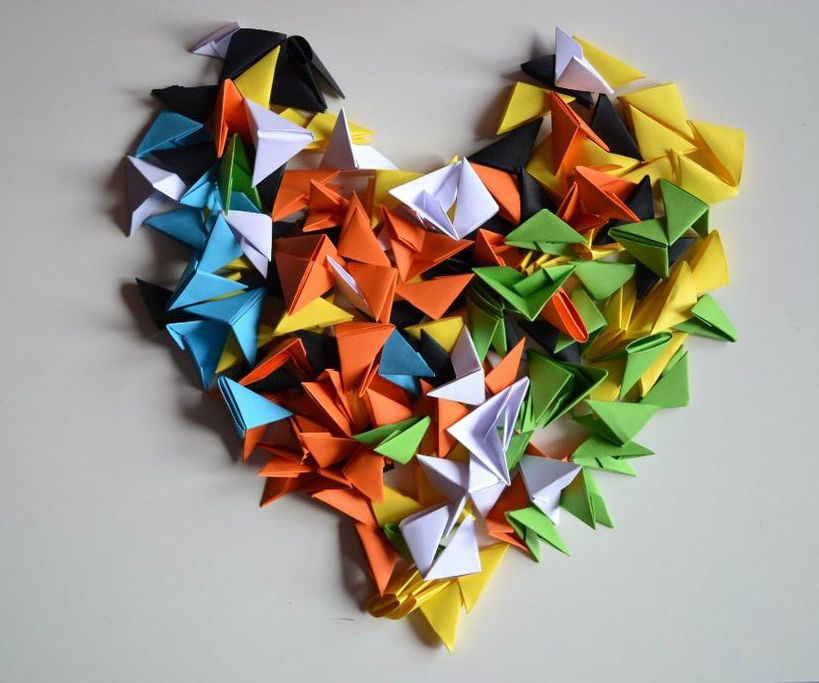 3D Origami Pieces