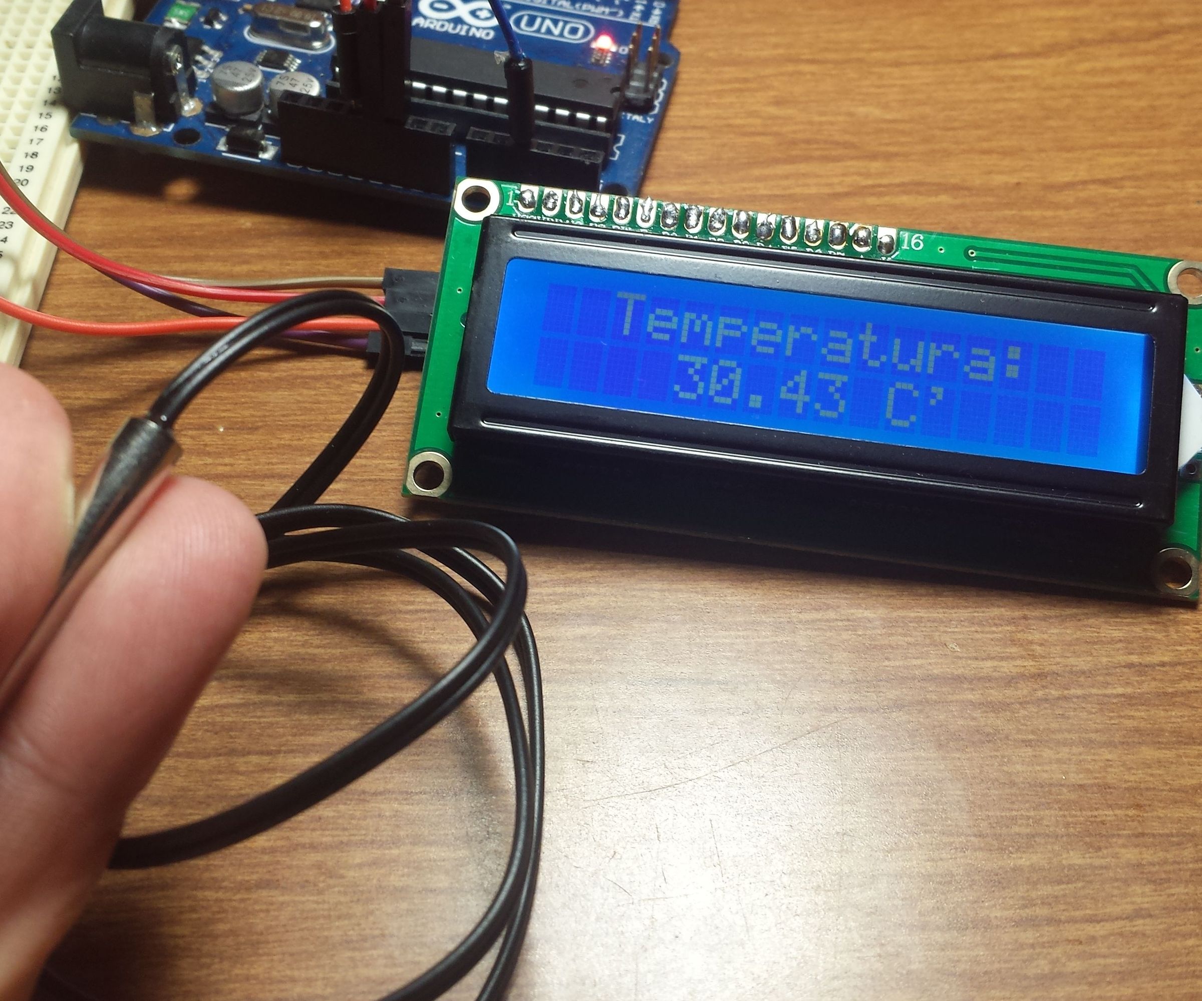 Mostrar Temperatura En Display Con Termistor Y Arduino